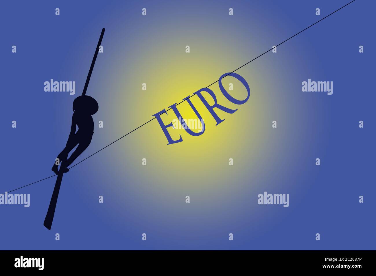 Währungsunion Stockfoto
