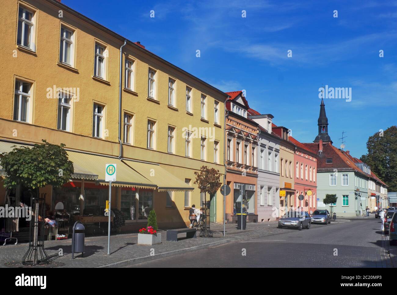 Altstadt von Wittstock Stockfoto