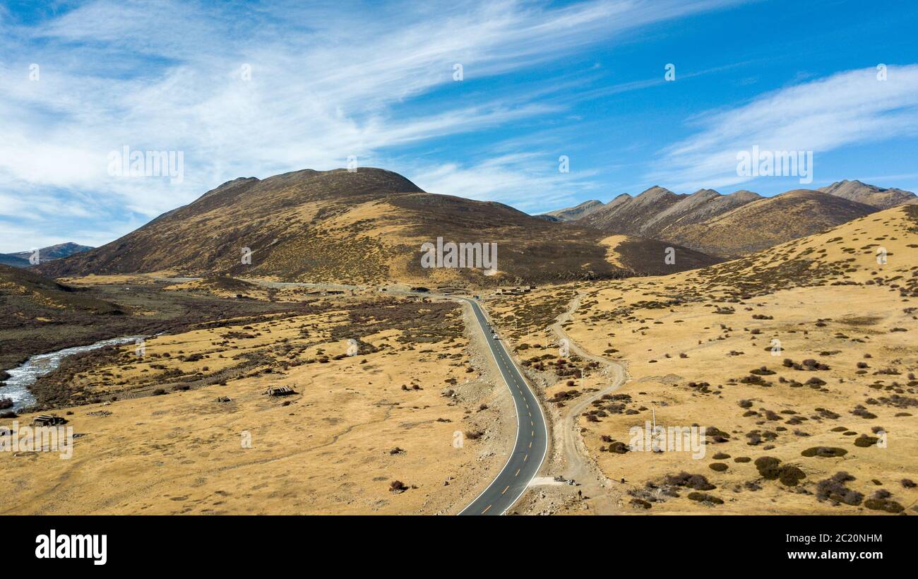 Landschaftstourismus Routen in Yunnan, China. Stockfoto