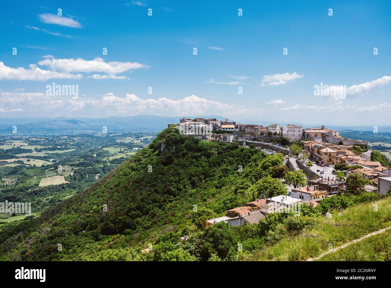 Dorf Sant'Oreste in Italien Latium Stockfoto