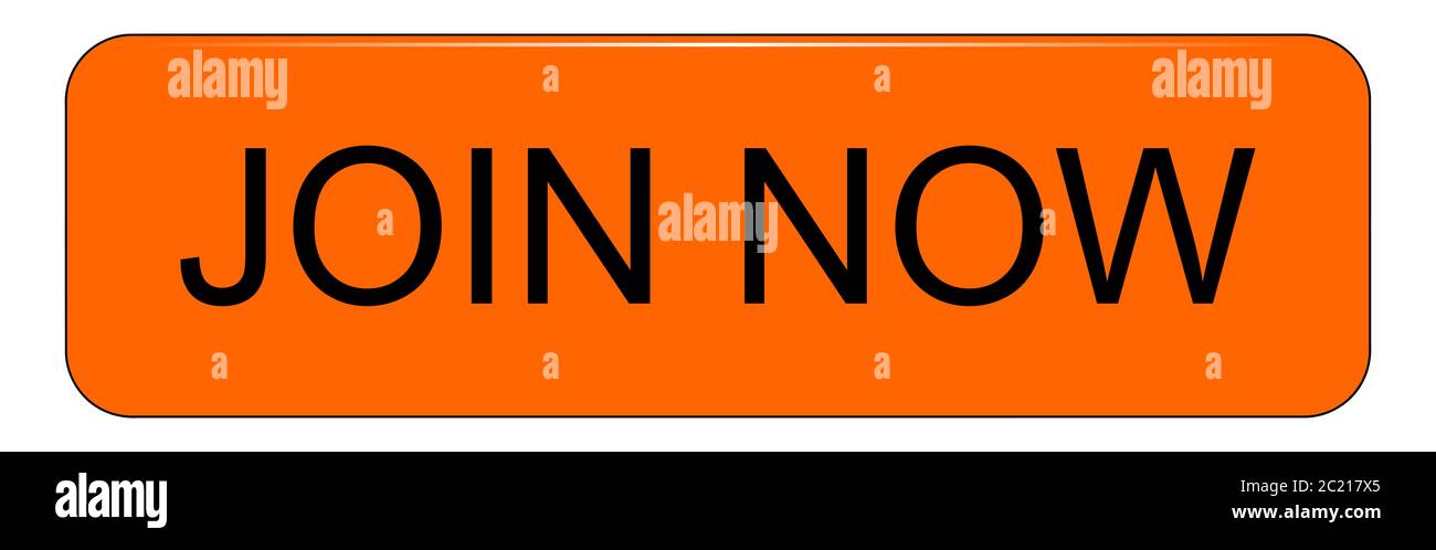 Orange Jetzt Beitreten Button A Illustration Stockfotografie Alamy