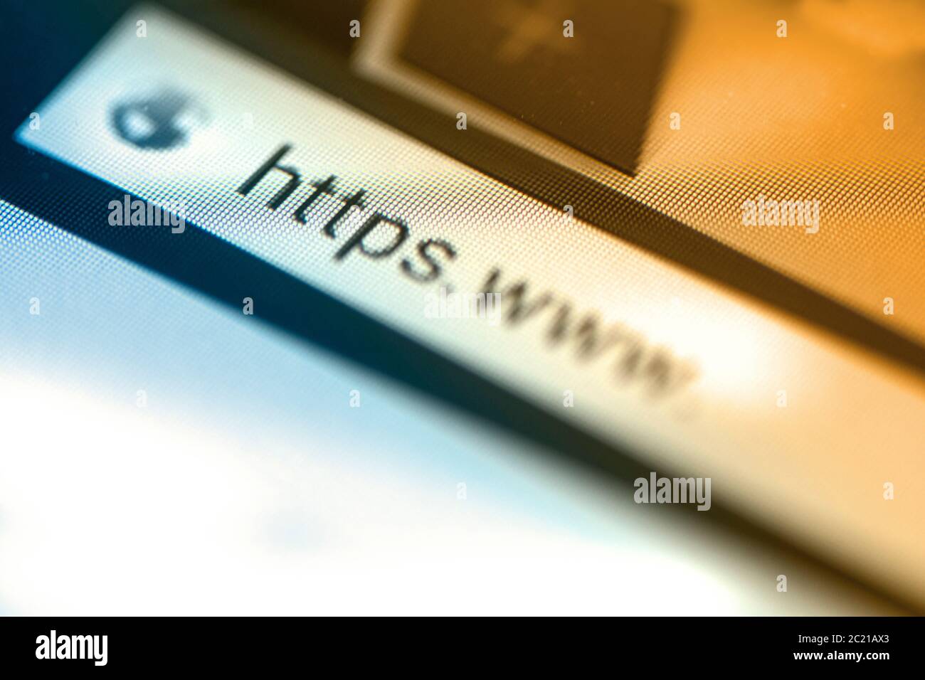 https - Sicherheit - symbolfoto Stockfoto