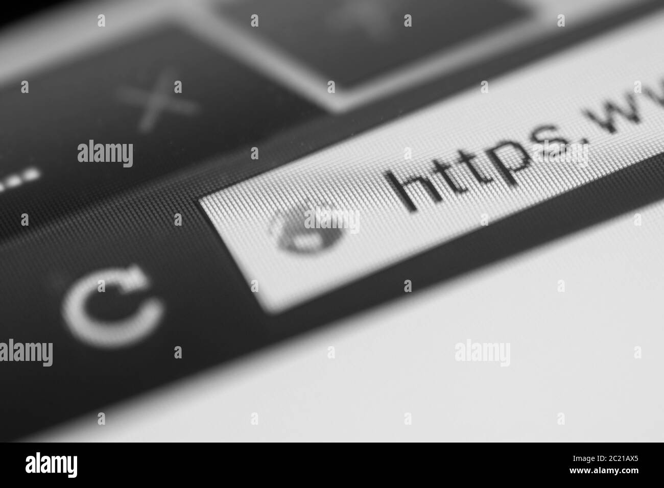 https - Sicherheit - symbolfoto Stockfoto