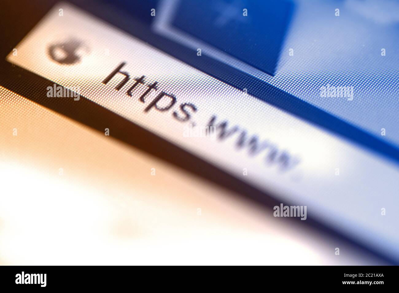 https - Sicherheit - symbolfoto Stockfoto