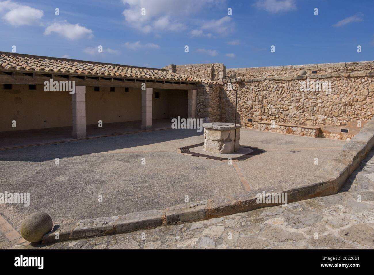 Es Forti Festung, Mallorca Stockfoto