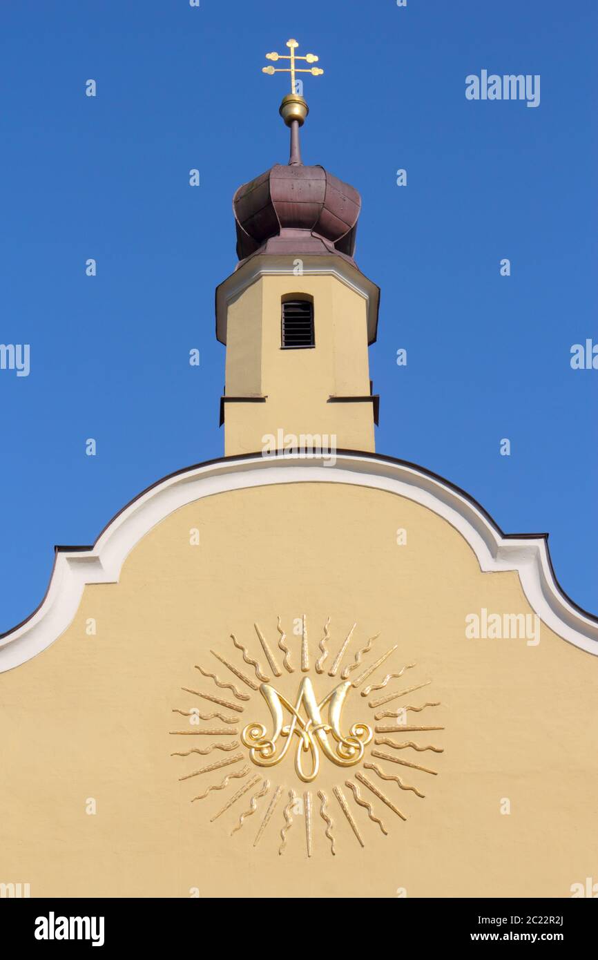 Schutzengel-Kirche Stockfoto