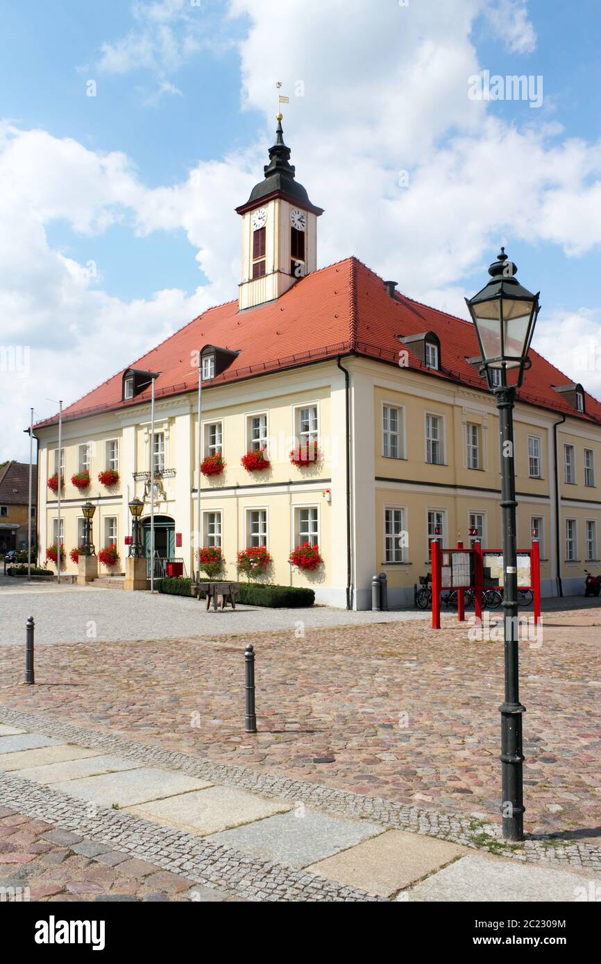 Rathaus Angermünde Stockfoto