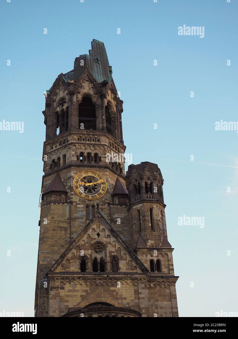 Kaiser-Wilhelm-Gedächtniskirche (Kaiser Wilhelm Gedächtniskirche) in Berlin, Deutschland Stockfoto