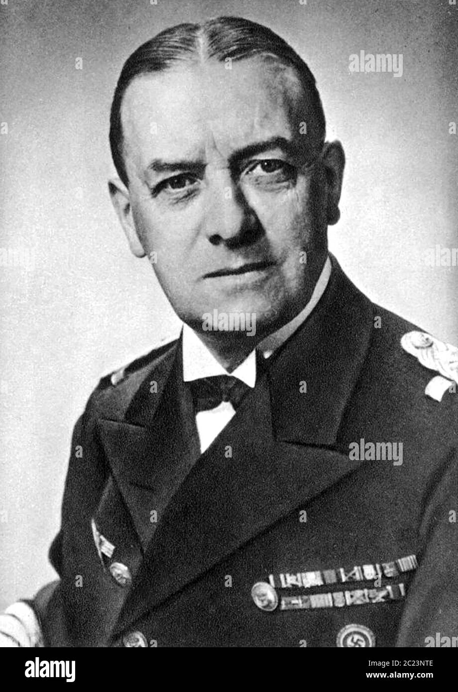 ERICH RAEDER (1876-1960) Deutscher Admiral Stockfoto