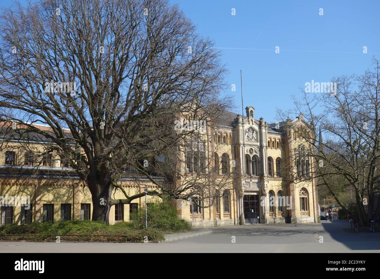 Die Gottfried-Wilhelm-Z-Universität Hannover Stockfoto