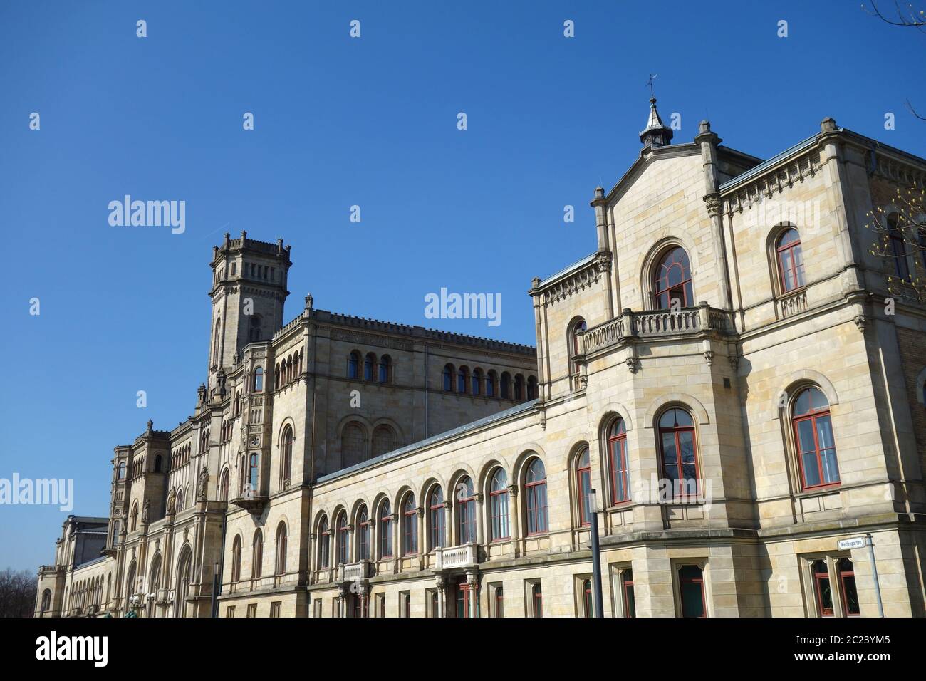 Die Gottfried-Wilhelm-Z-Universität Hannover Stockfoto