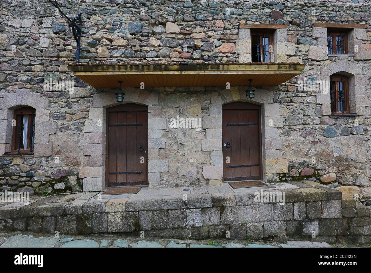 Altes Steinhaus in Dilijan, Armenien Stockfoto