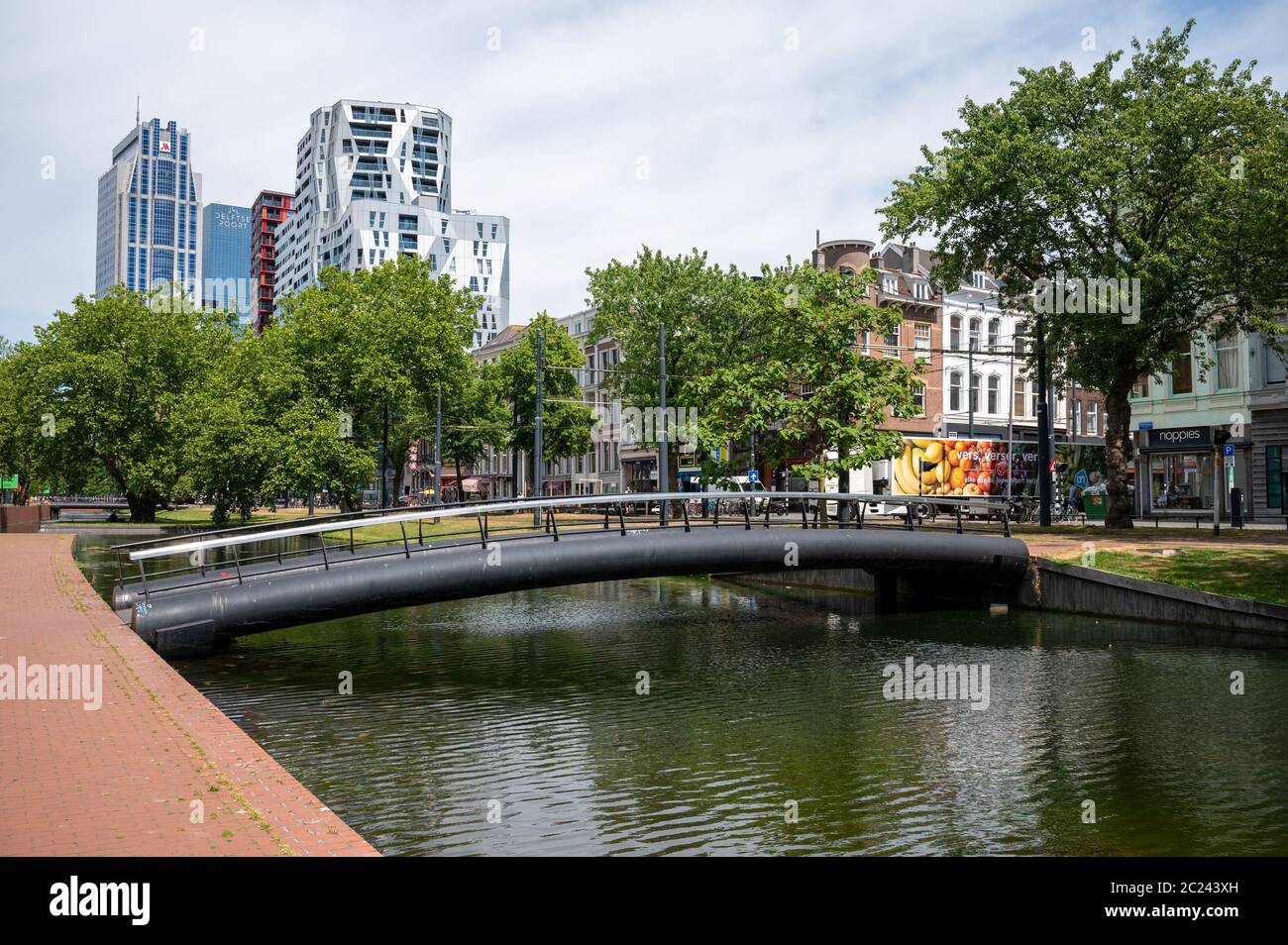 Kruisplein im Zentrum von Rotterdam, Niederlande Stockfoto