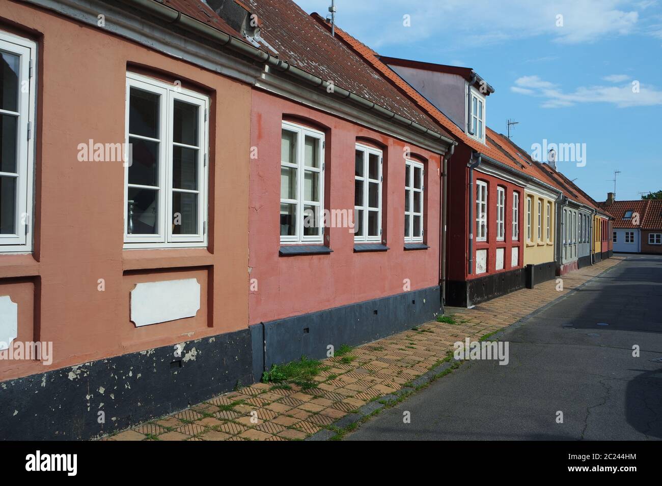 Altstadt in Ronne, Bornholm Stockfoto