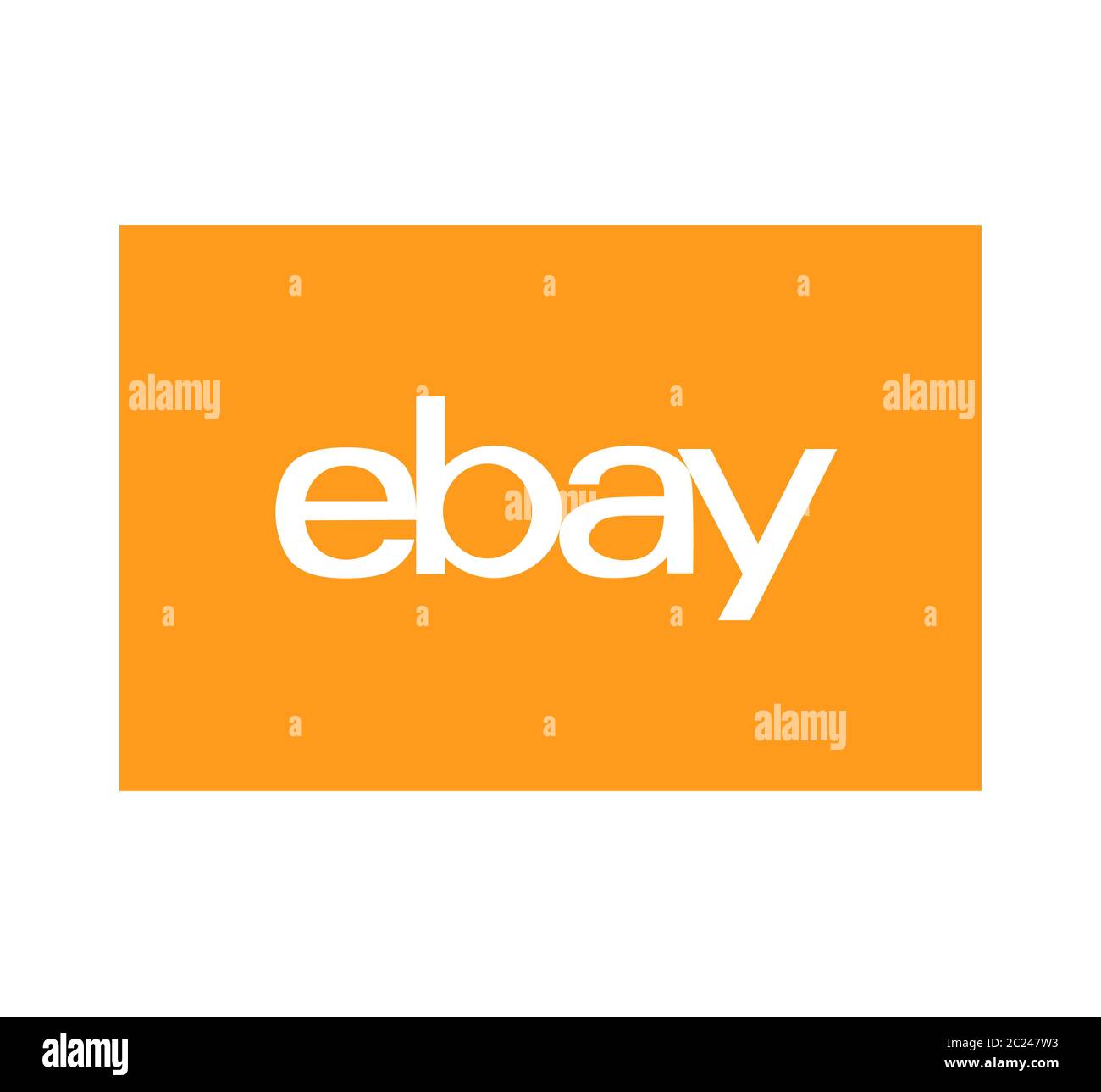 EBay-Logo. EBay ist ein amerikanischer Konzern und E-Commerce-Unternehmen. Bereitstellung von Vertriebsservices. EBay Marktführer im E-Commerce . Charkiw, Ukraine - 15. Juni 2 Stockfoto