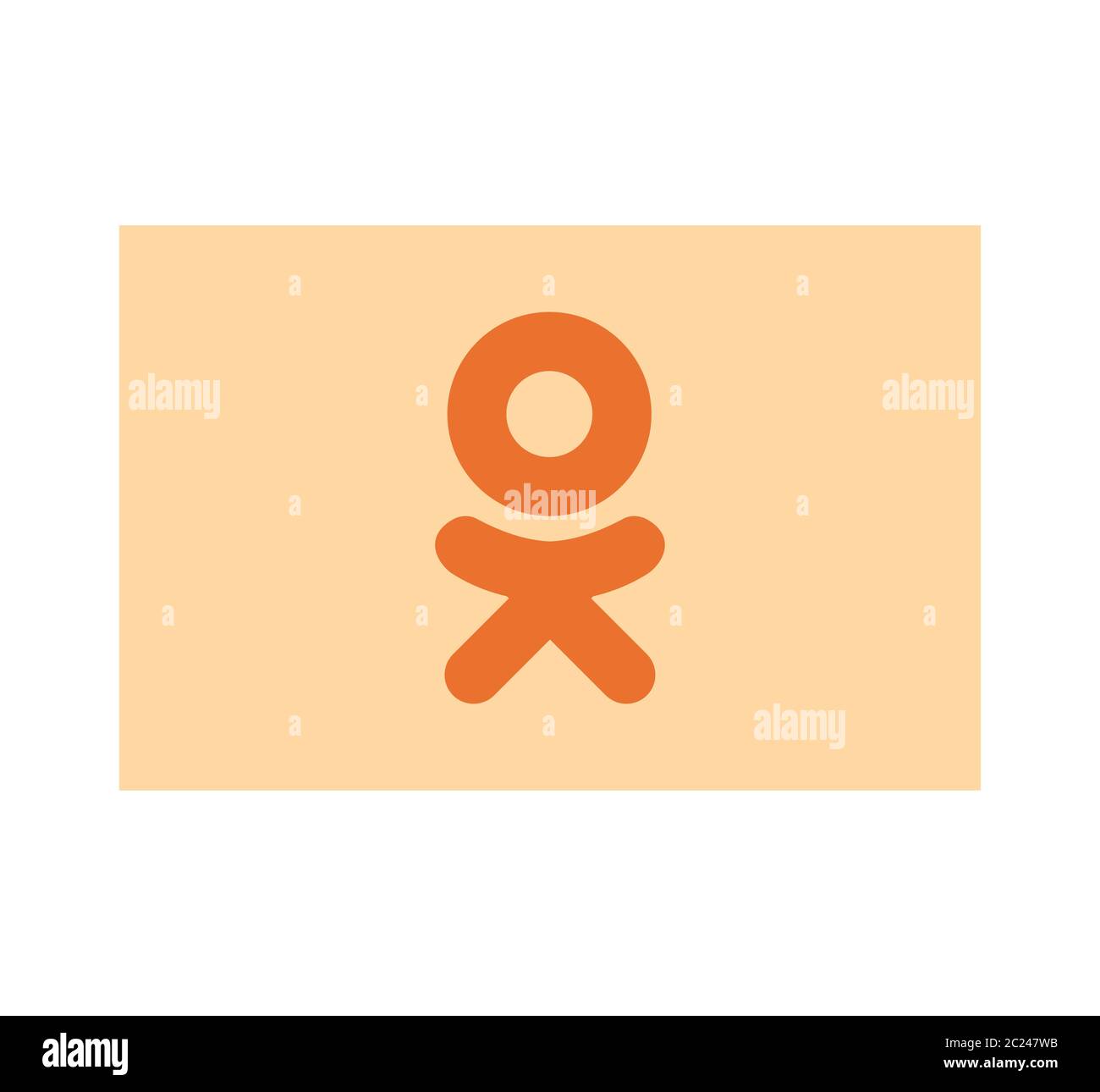 Odnoklassniki Ok.ru Logo. Odnoklassniki Anwendungen App . Charkiw, Ukraine - 15. Juni 2020 Stockfoto