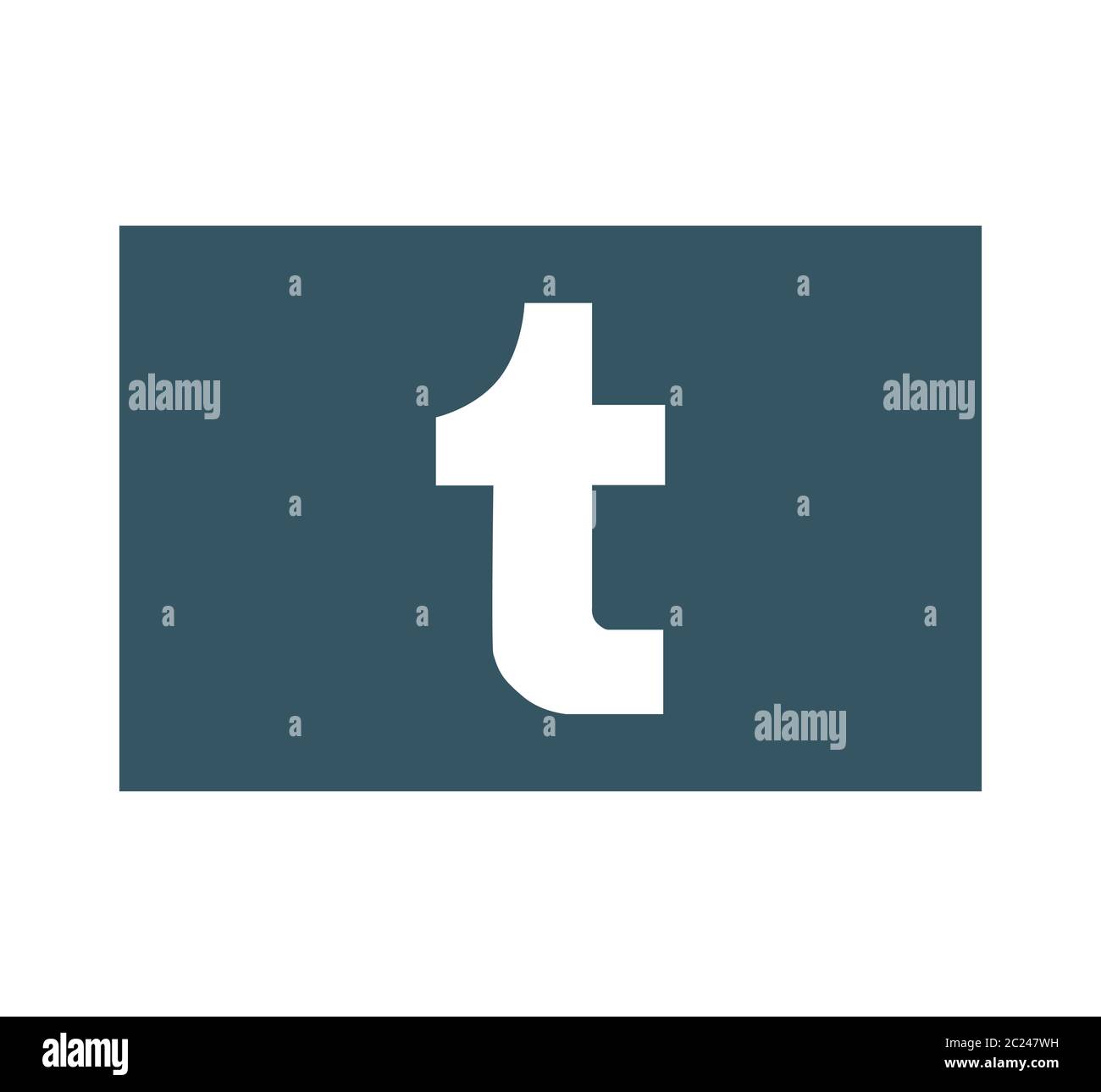 Tumblr ist Internet Online Social Network. Tumblr App-Symbol. Tumblr Logo . Charkiw, Ukraine - 15. Juni 2020 Stockfoto