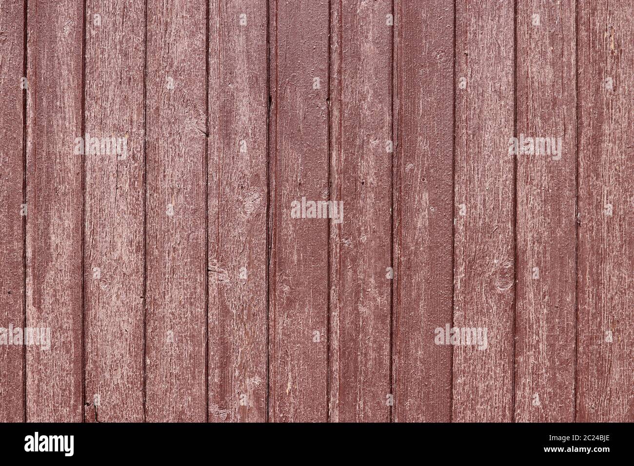 Alte Holzbretter, Holzwand. Braun bemalte Paneele Textur für Hintergrund Stockfoto