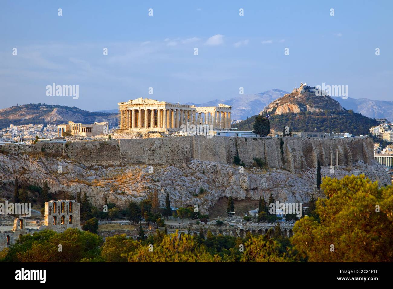 Akropolis Stockfoto