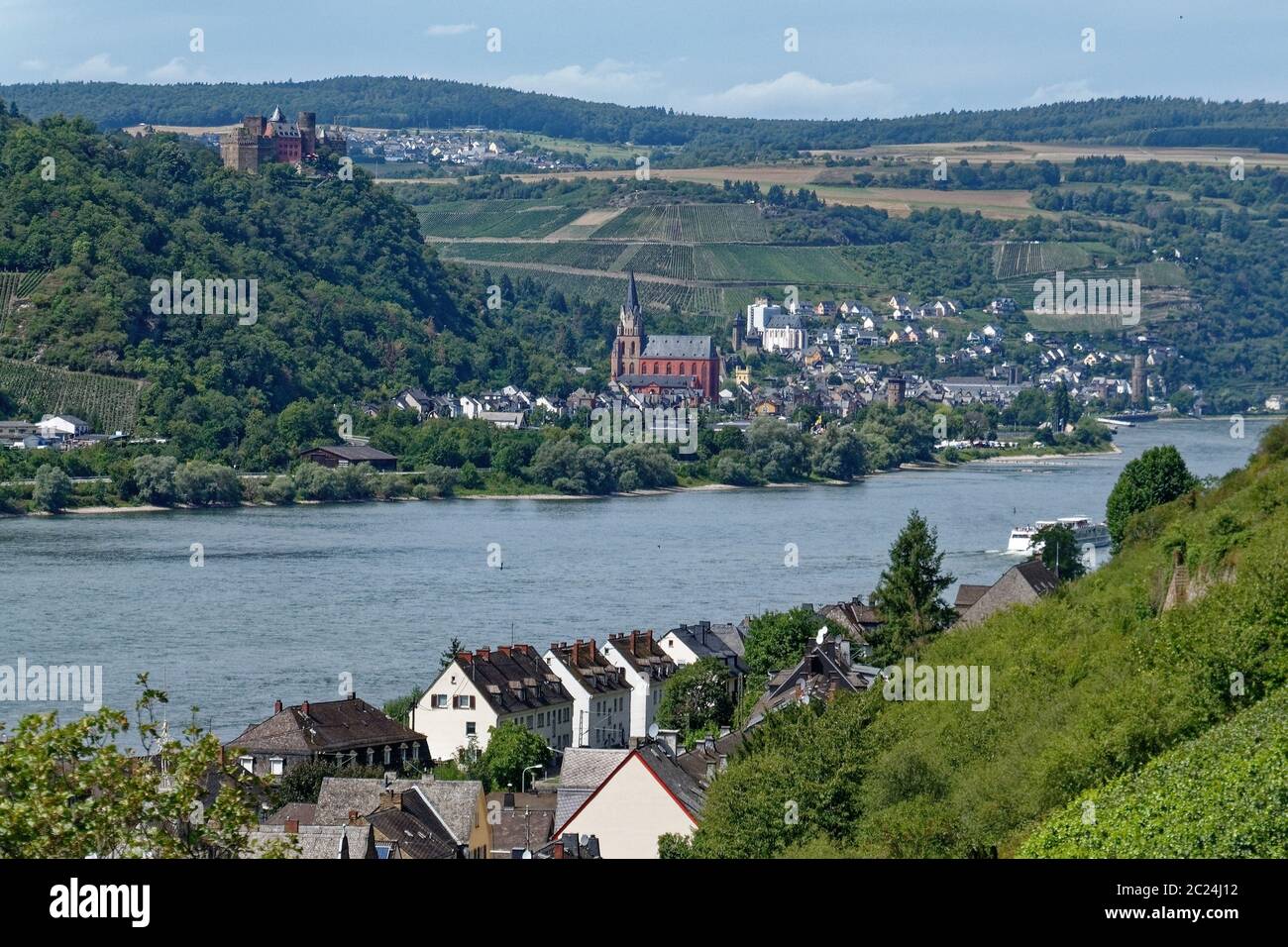 Mittelrheintal Stockfoto