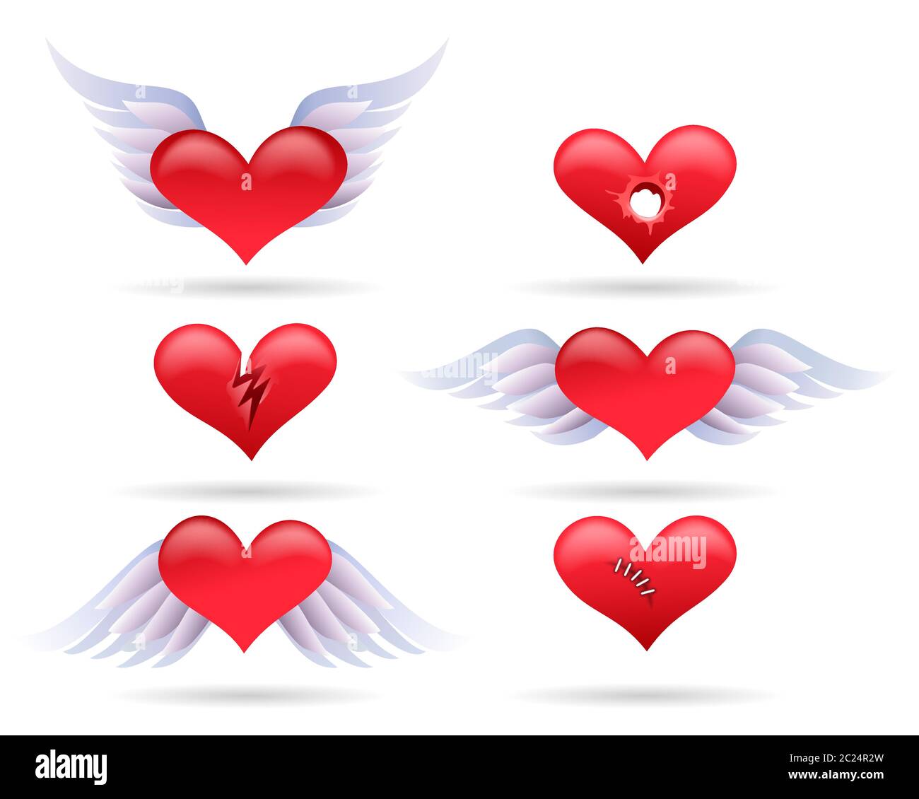 Gebrochenes Herz Aufkleber Stockfotos Und Bilder Kaufen Alamy