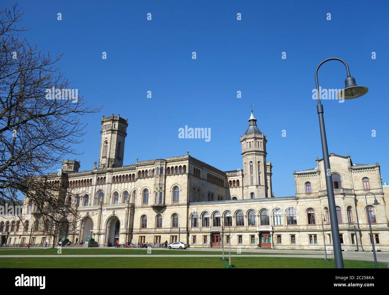 Die Gottfried-Wilhelm-Z-Universität Hannover Stockfoto