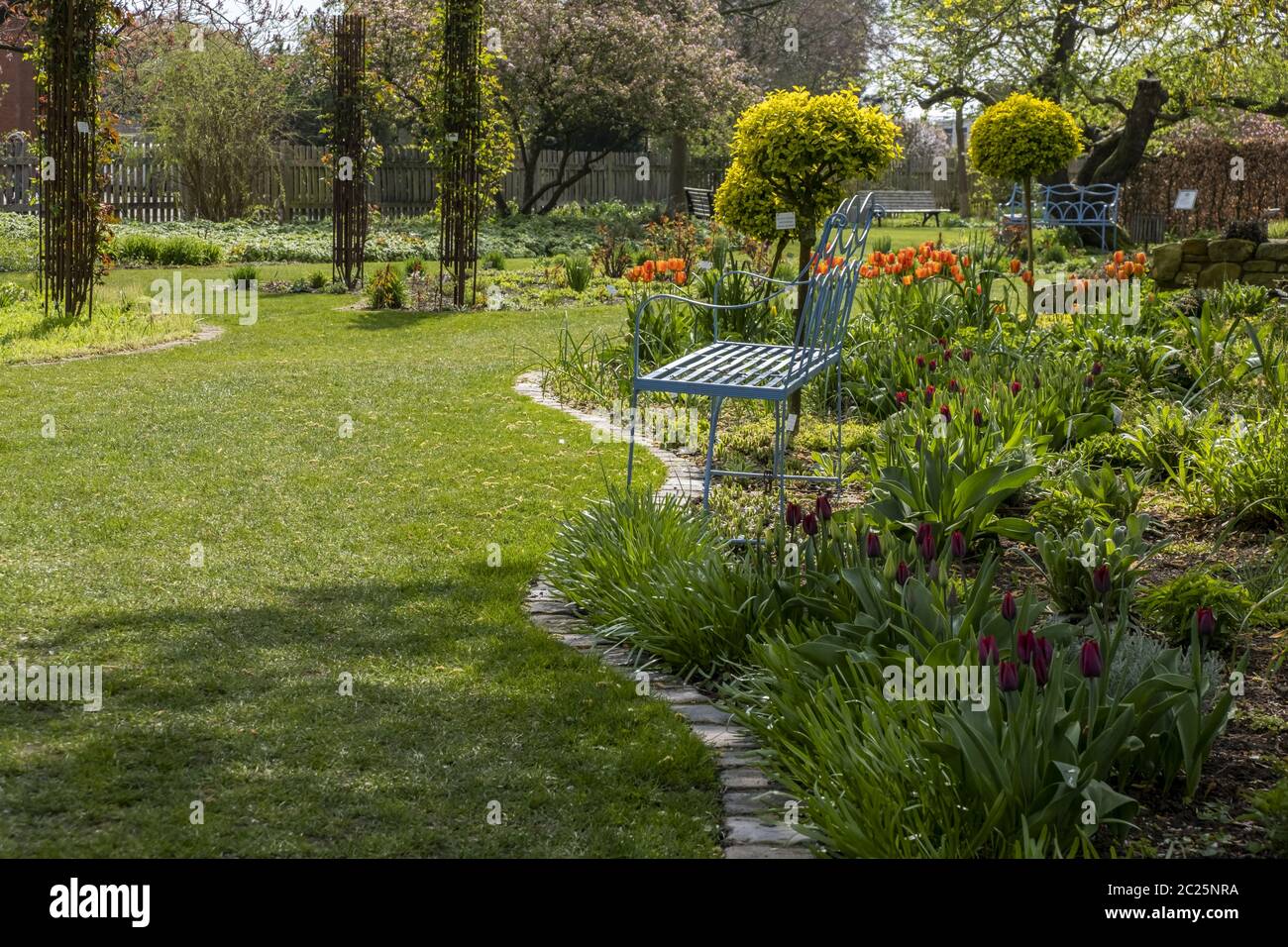 District Teaching Garden Stockfoto