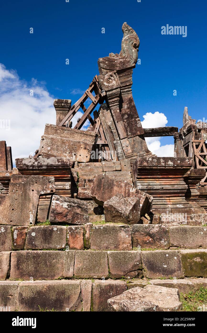 Preah Vihear Tempel, Gopura i (1. Tor), Hindu-Tempel des alten Khmer-Reiches, Preah Vihear Provinz, Kambodscha, Südostasien, Asien Stockfoto