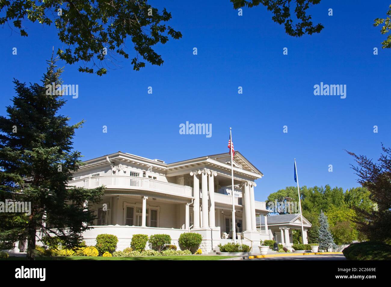 Haus des Gouverneurs in Carson City, Nevada, USA Stockfoto
