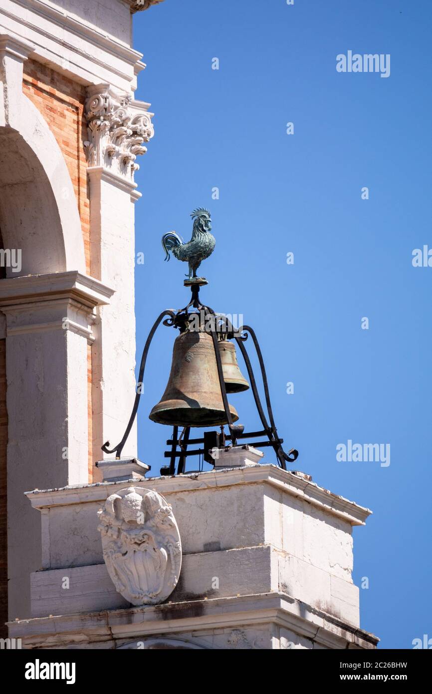 Details der Basilica della Santa Casa in Italien Marche Stockfoto