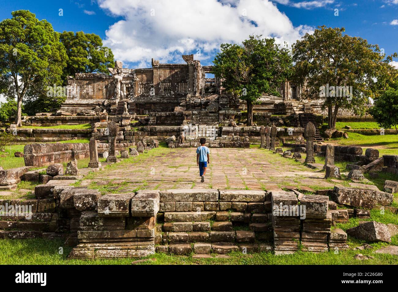 Preah Vihear Tempel, Gopura Ⅳ (4. Tor), Hindu-Tempel des alten Khmer-Reiches, Preah Vihear Provinz, Kambodscha, Südostasien, Asien Stockfoto
