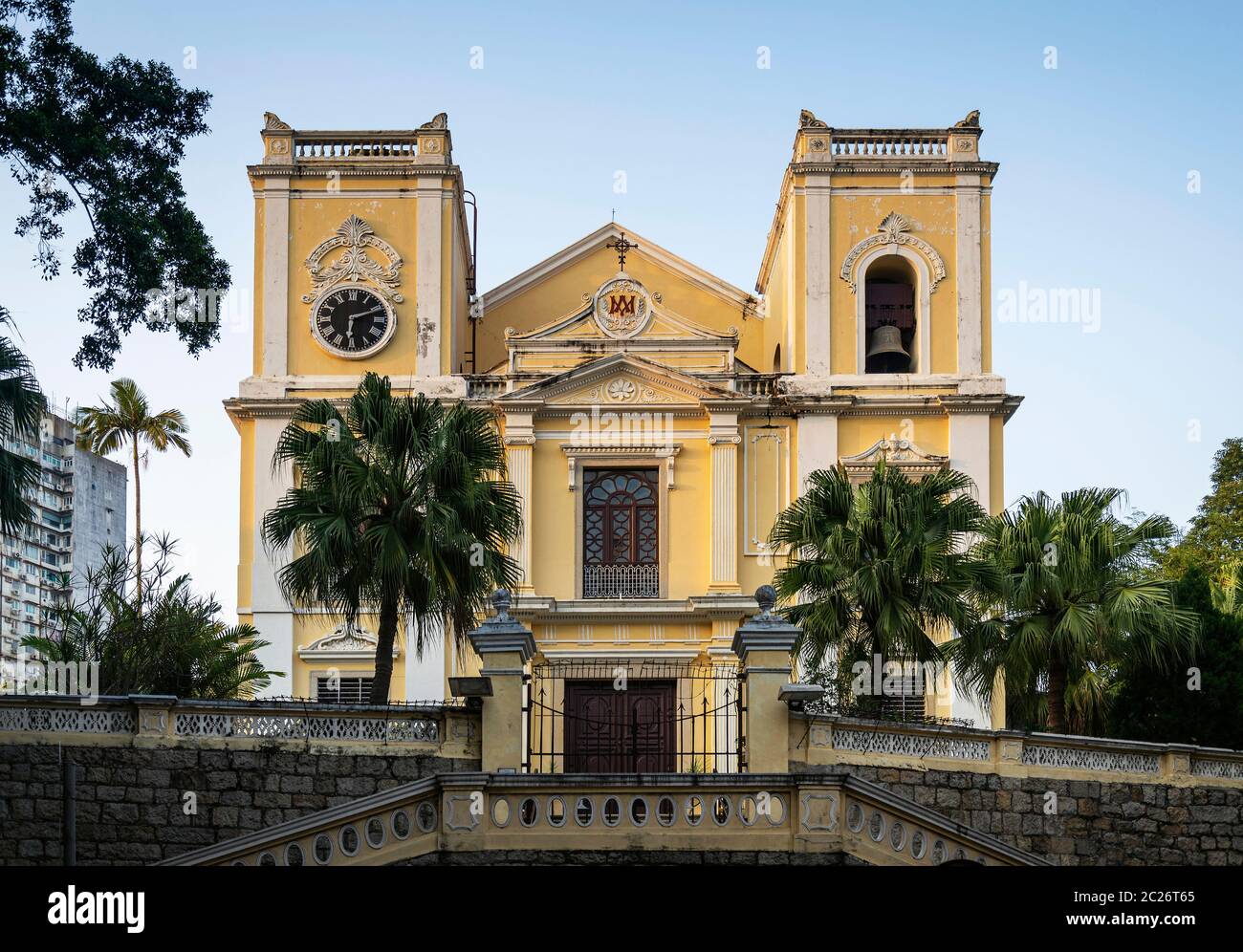 St Lawrence alten kolonialen Erbe der katholischen Kirche Sehenswürdigkeiten in Macau China Stockfoto