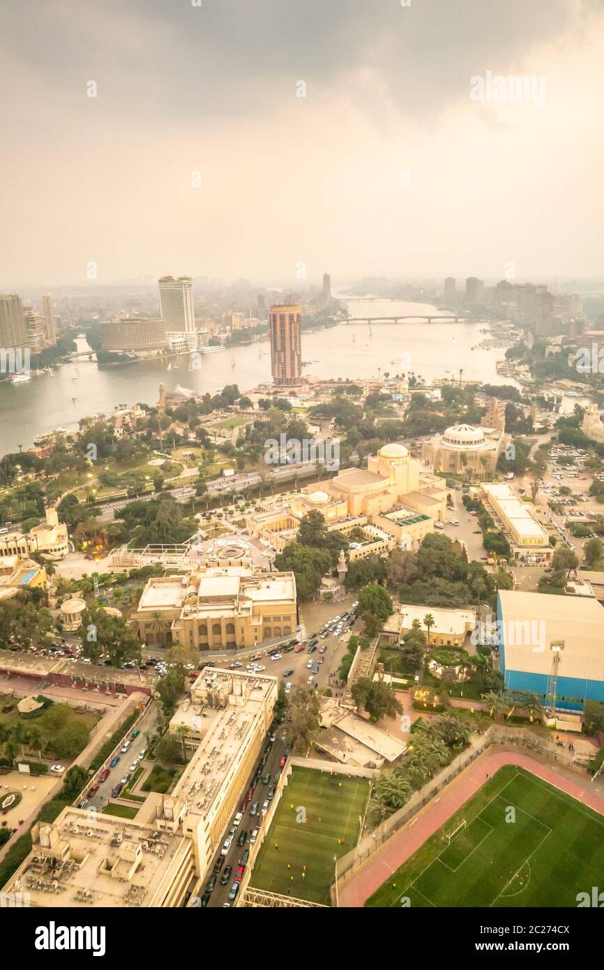 Nil in Kairo Ägypten Stockfoto