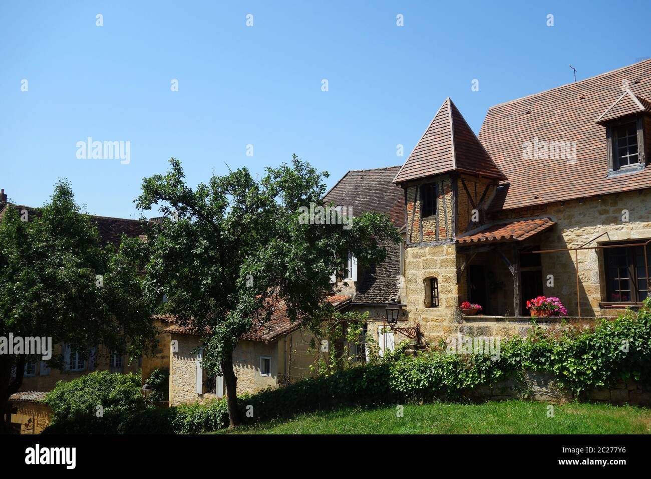Sarlat la Caneda in Frankreich Stockfoto