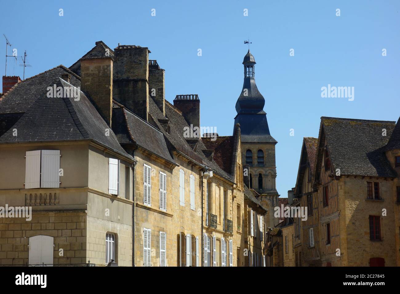Sarlat la Caneda in Frankreich Stockfoto