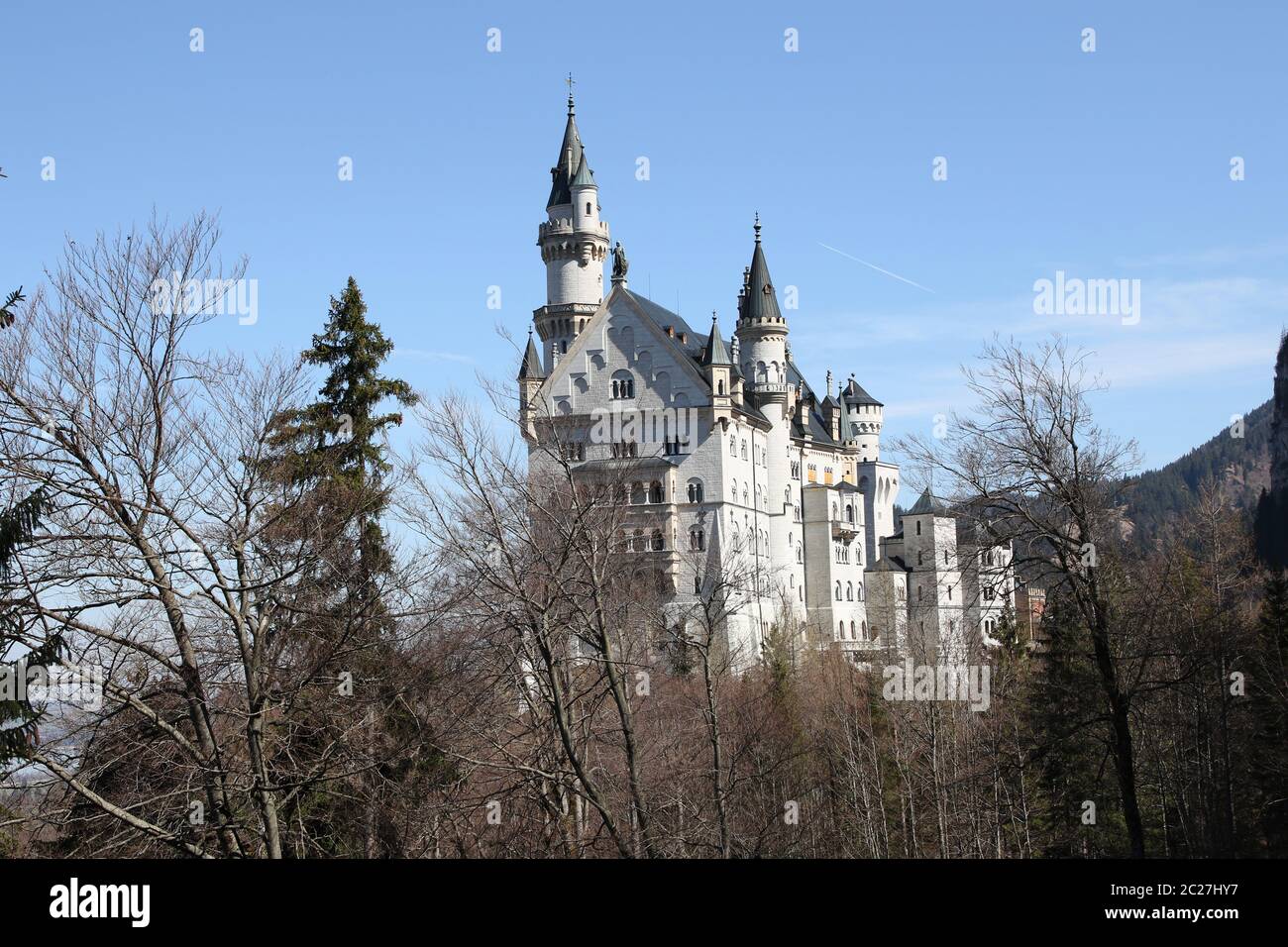 Schloss Neuschwanstein Stockfoto