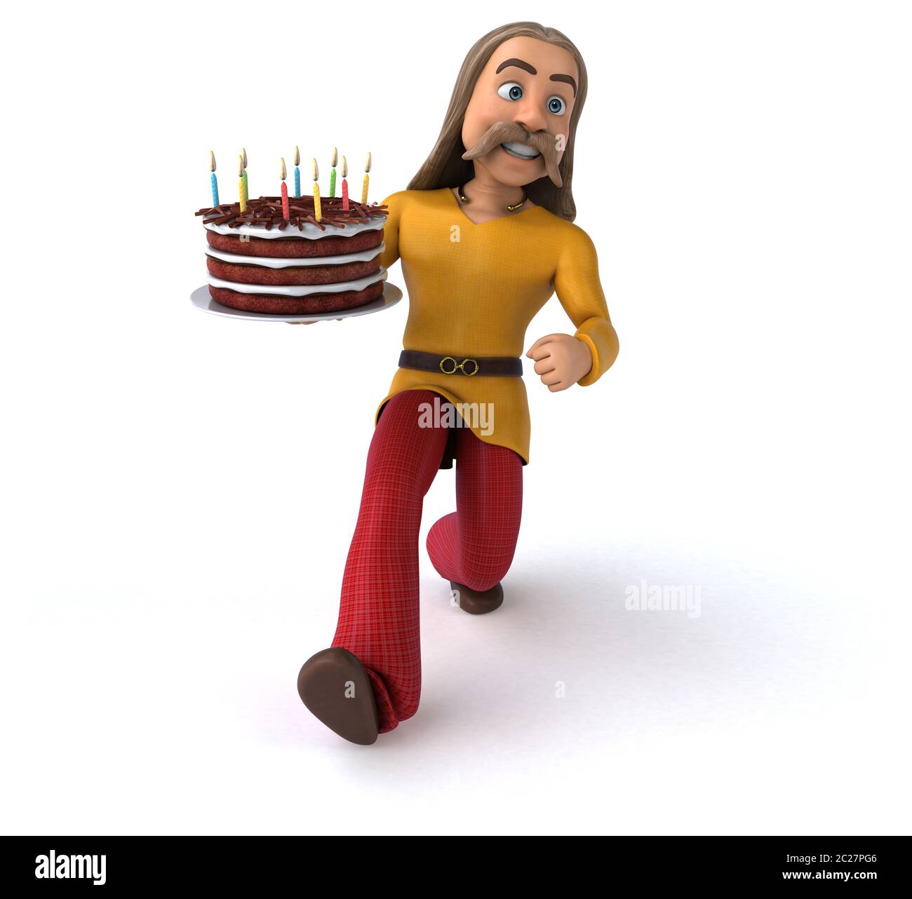 Spaß gaulois - 3D-Darstellung Stockfoto