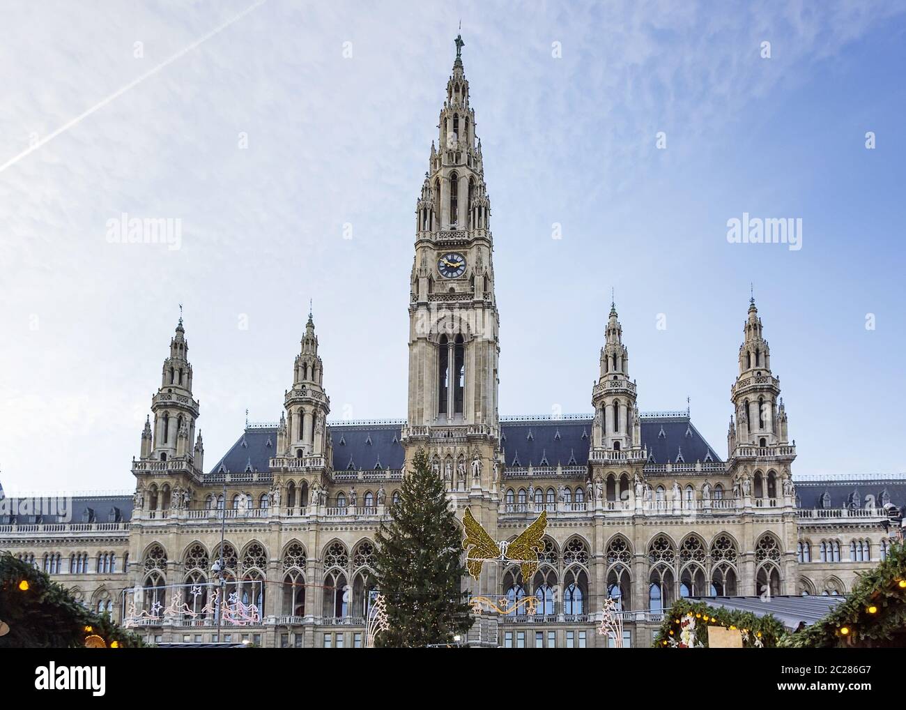 Rathaus der Wiener, Österreich Stockfoto