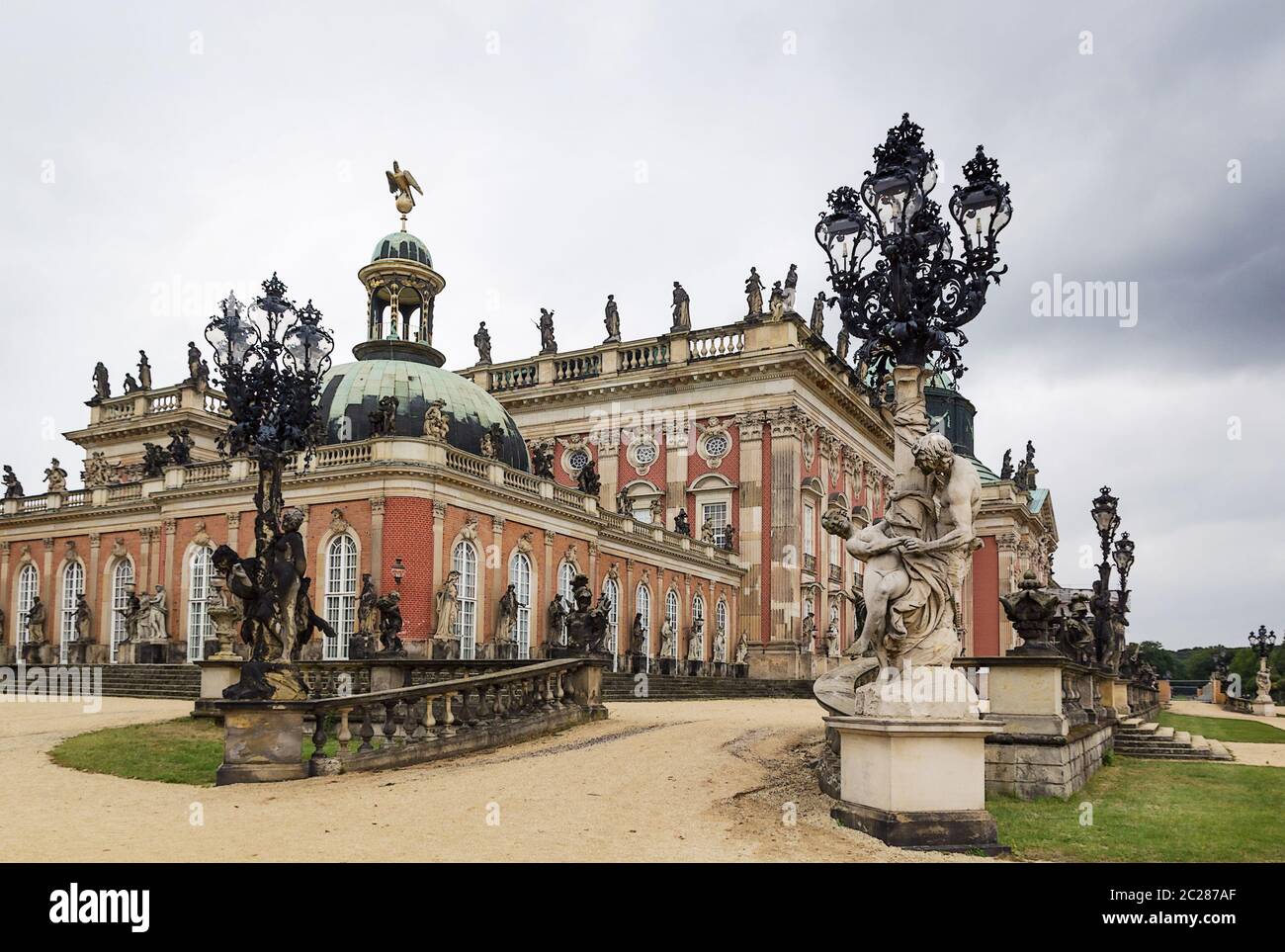 Das neue Schloss im Park Sanssouci, potsdam, Deutschland Stockfoto