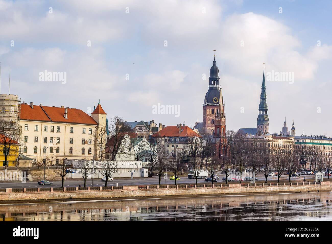 Riga, Lettland Stockfoto