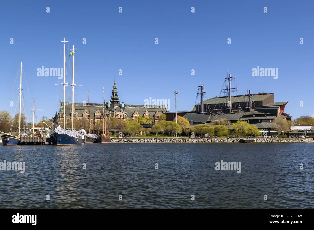 Schiffs- und Schiffmuseum, Stockholm Stockfoto