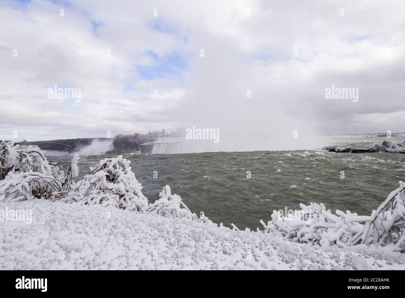 Nordamerika - Kanada , Horseshoe Falls an den Niagarafällen Stockfoto