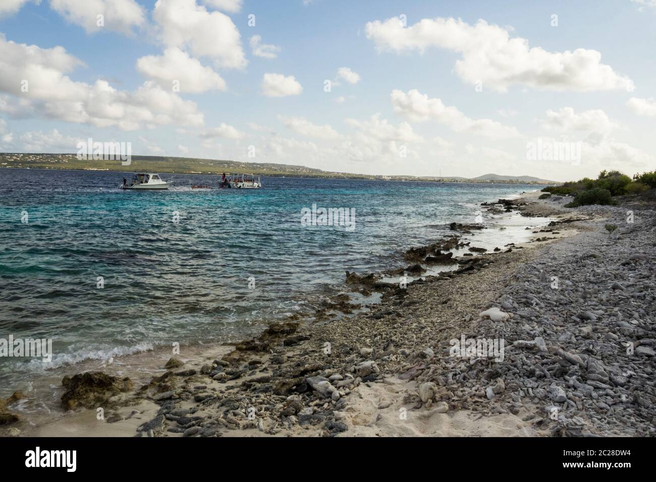 Karibik, ABC Island - Little Bonaire Stockfoto