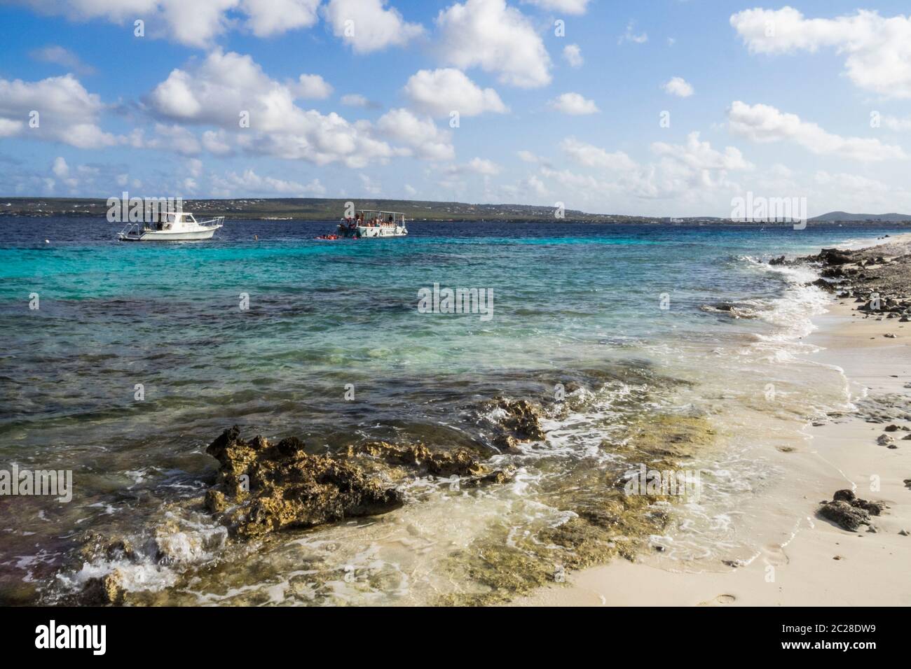 Karibik, ABC Island - Little Bonaire Stockfoto