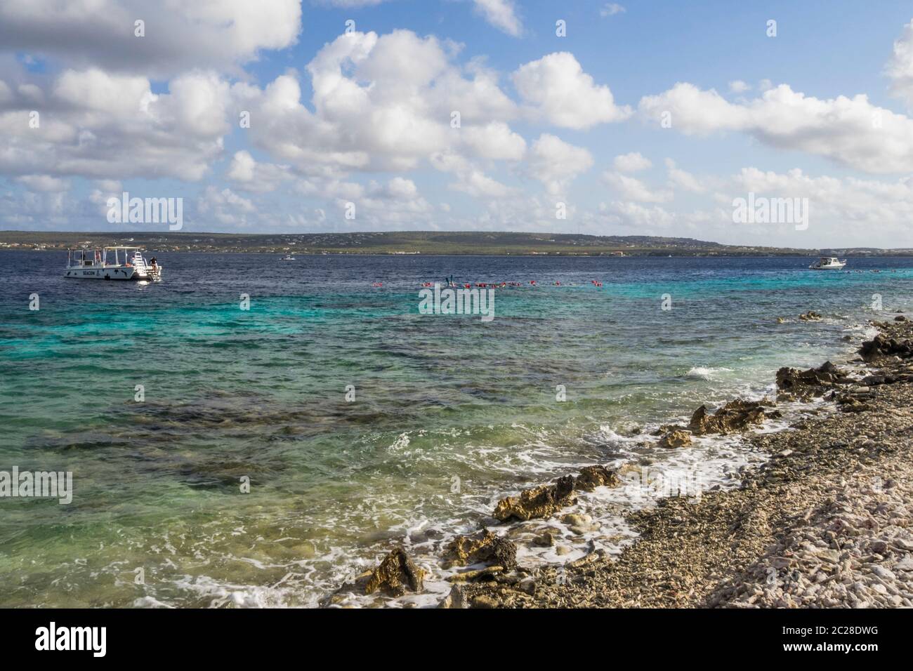 Karibik, ABC Island - Little Bonaire Stockfoto