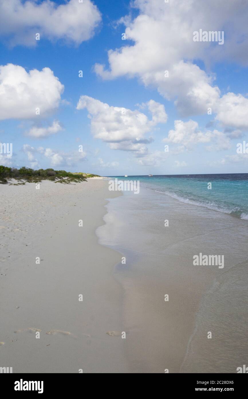 Karibik, ABC Island - Little Bonaire Stockfoto