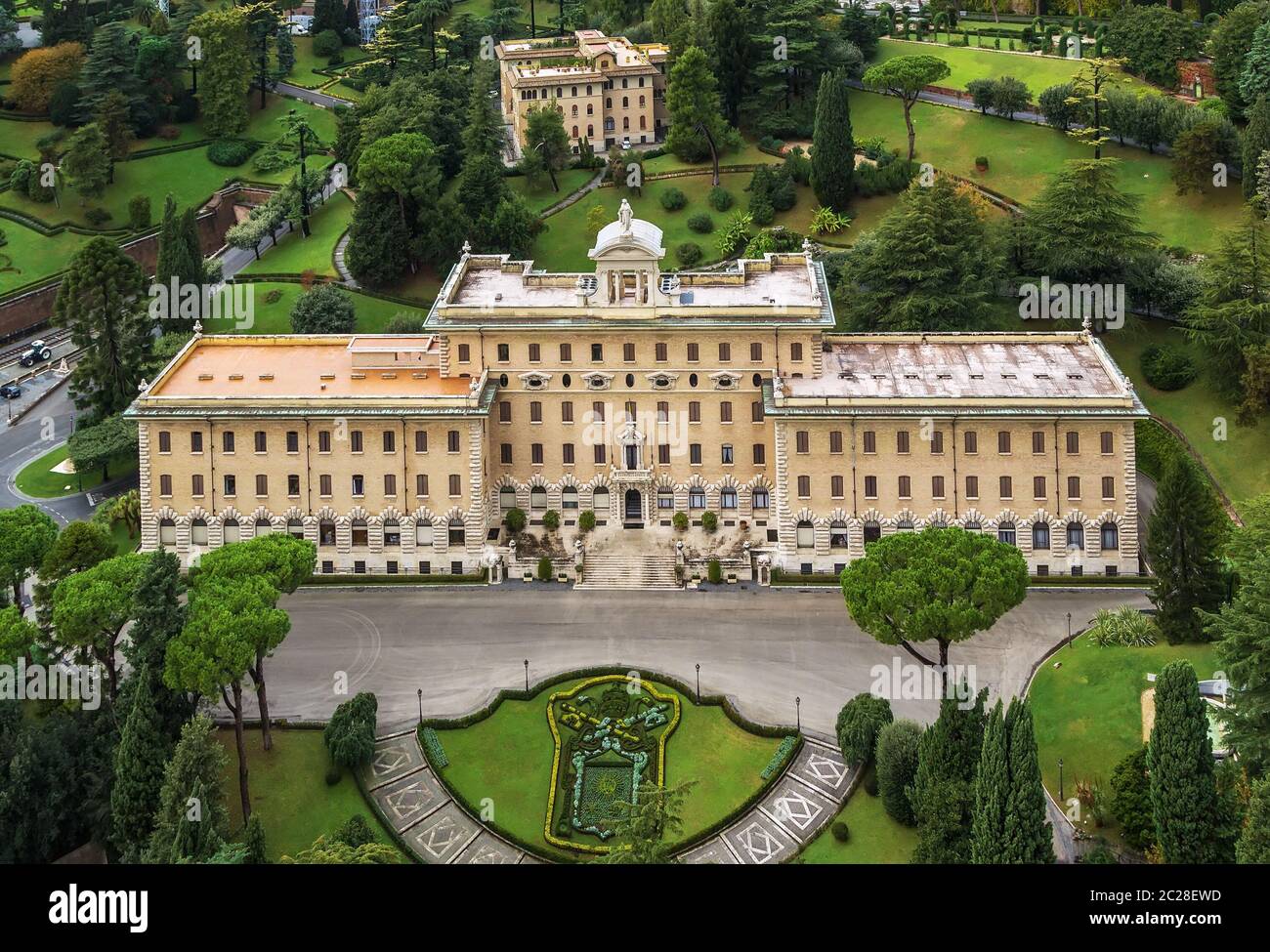 Palast des Governorats des Staates der Vatikanstadt. Stockfoto