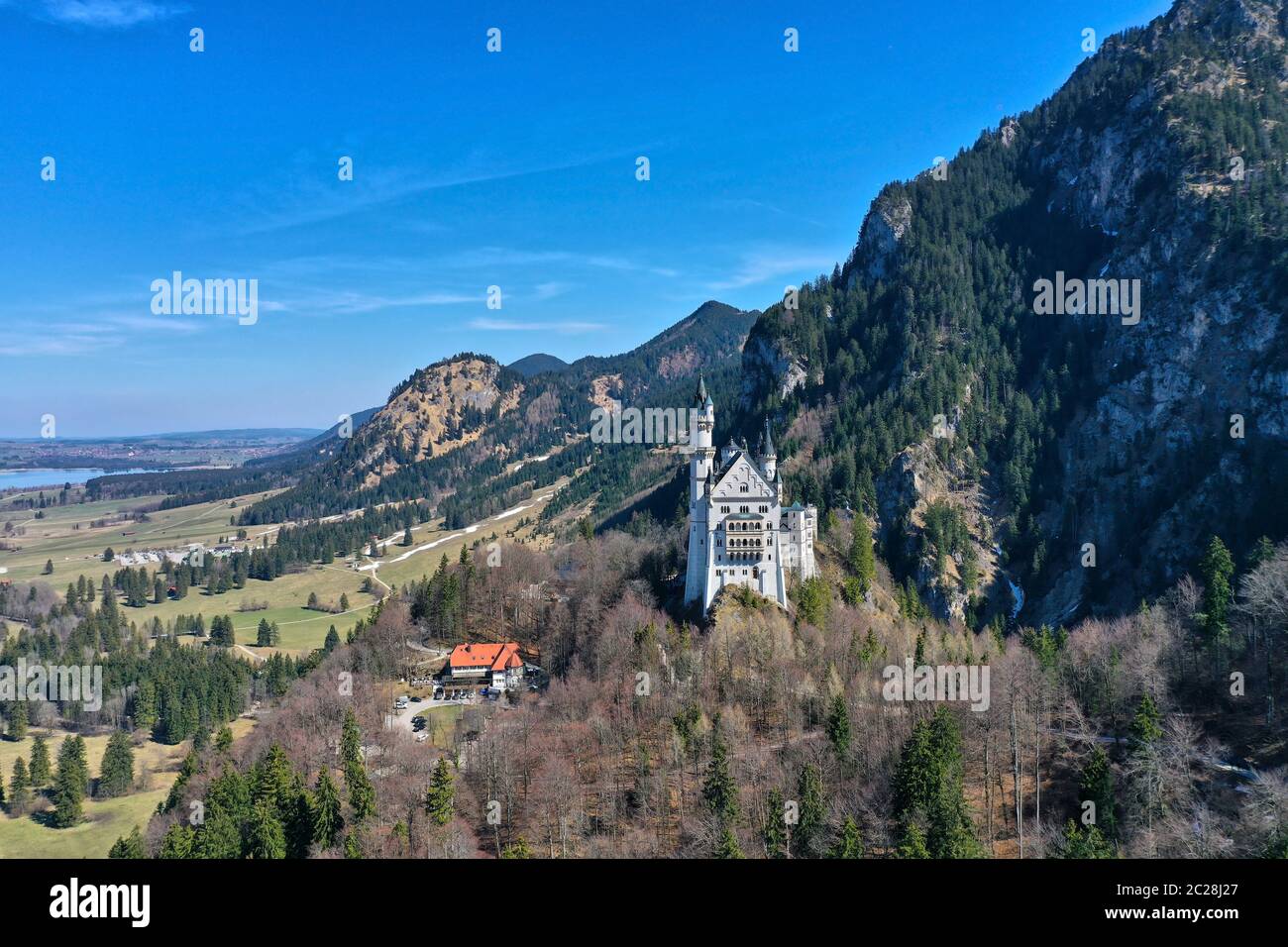 Schloss Neuschwanstein Stockfoto