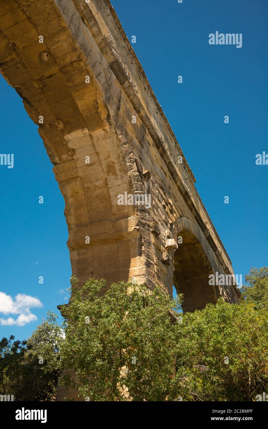 Eine historische Brücke in frankreich Stockfoto