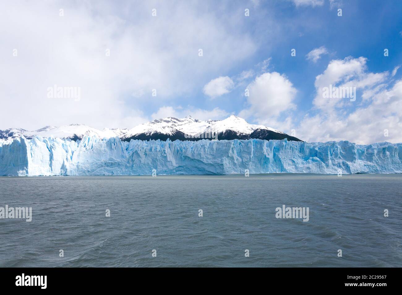 Der Gletscher Perito Moreno, Patagonien, Argentinien. Patagonische Landschaft Stockfoto